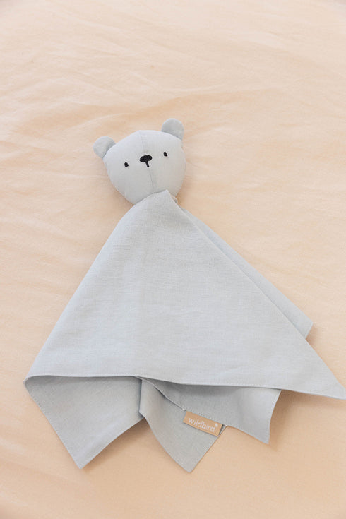 dove-linen-lovey-bear Wildbird - Sophia's StyleBaby Soothers-1